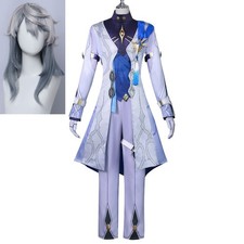 Game Honkai Star Rail Sunday Cosplay Costume Uniform Wig Full Set