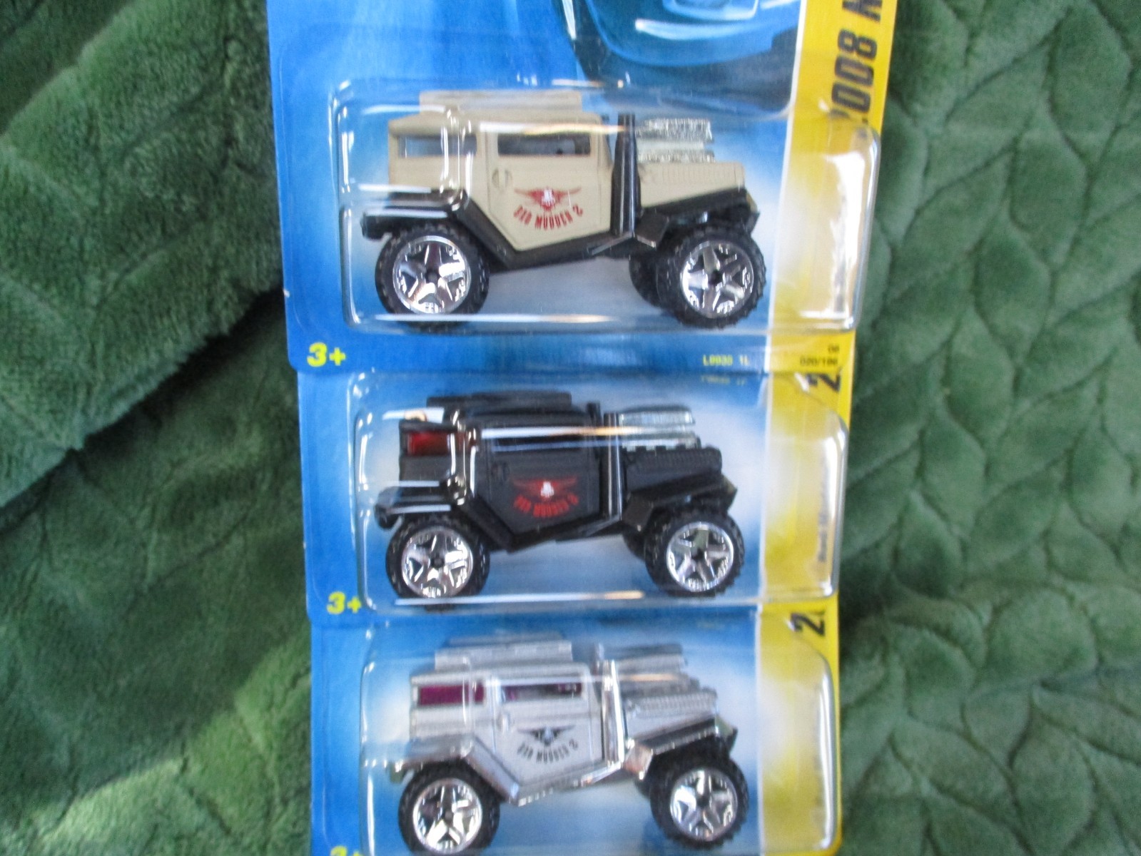 Hot Wheels  2008 New Models Bad Mudder 2 Trio from Factory Sealed 2008 Set