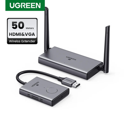 UGREEN Wireless HDMI Extender 5G 50M 4K@30Hz Transmitter Receiver Kit TV