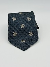 Gucci 100 Silk Tie Navy Made in Italy Men  s Luxury Neckwear