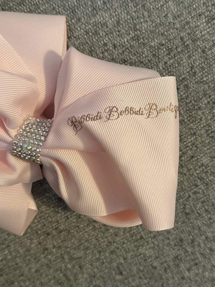 Usado en Excelente Condición Grande Rosa Lazo de Caimán Clip Bibbidi Bobbidi Boutique Foto 4 de 4
