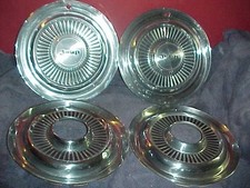 Jeep Hubcaps Wheel Covers Set 1972-79 Jeepster Cj Cj5 Cj7 Wagoneer 4x4 Turbine