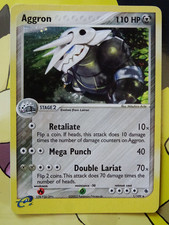 2003 Pokémon Aggron Holo 1/109 EX Rubin & Saphir EN e-card