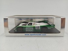 SPARK 55 White x Green 1/43 PORSCHE 962 LM 1984 Age14+