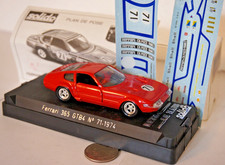 1/43 Solido Ferrari 365 GTB4 #71 Le Mans 1974 with decals and plan de pose