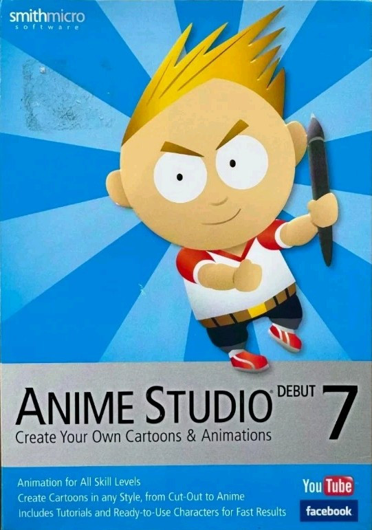 Smith Micro ANIME STUDIO DEBUT 7 for Windows / Mac Create Cartoon Animations PC