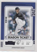 2021 Panini Contenders Season Ticket Blue Jon Gray Jonathan Gray #42 fm0