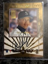 1997 Donruss Elite Passing the Torch Cal Ripken Jr./Alex Rodriguez Auto CGC Auth