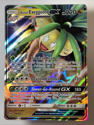 Alolan Exeggutor GX 74/111 Crimson Invasion