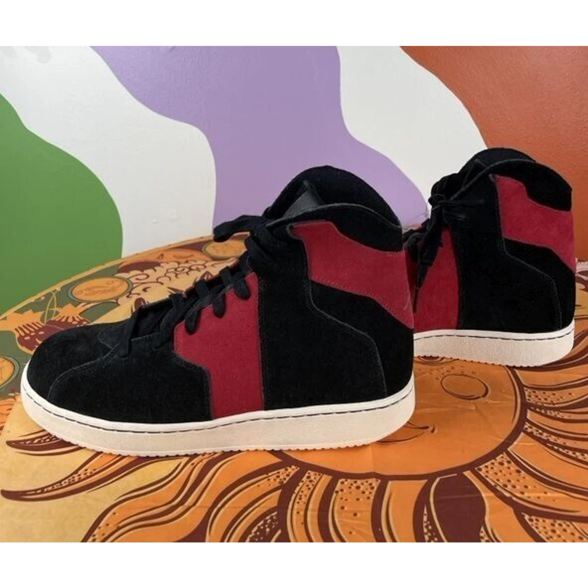 Nike Jordan Russel Westbrook 0.2 Red/Black Suede Hi Top Sneakers - Size 11.5 Jordan westbrook 0.2 Nike 11.5 (44.5) New | Mercari main image 4