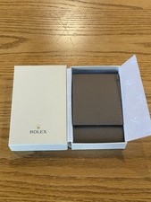 Authentic Rolex Taupe Leather Watch Case Trav...