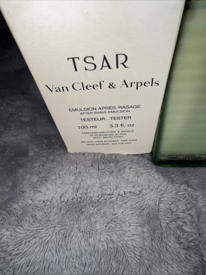 Emulsión TSAR Van Cleef & Arpels 3,3 fl oz 100 ml AFTERSHAVE RARA DE COLECCIÓN Foto 2 de 4
