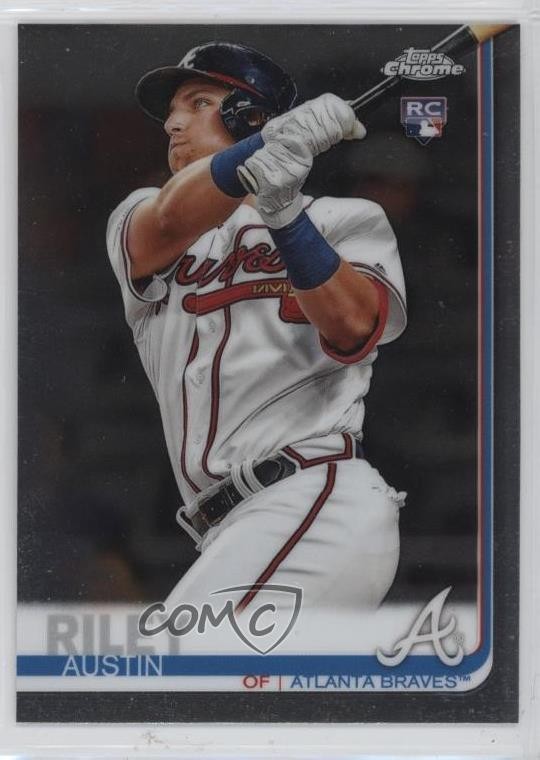 2019 Topps Chrome Update Target Austin Riley #37 oh4