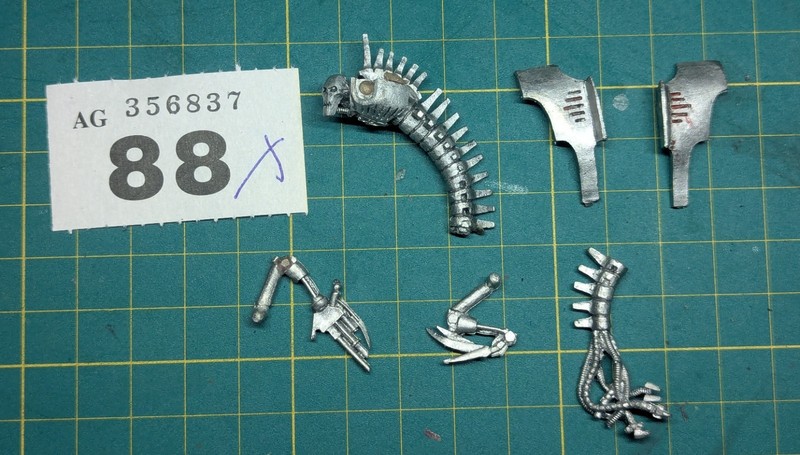 Necron Wraith metal - warhammer 40k -DAMAGED