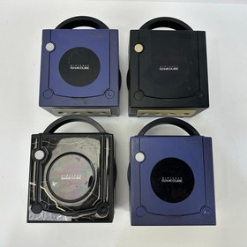 Lot of 4 Broken Nintendo Gamecube Consoles As-Is for Parts/Repair