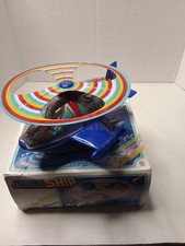 Vintage Space Ship Wind-up Toy with Box by MTU Korea - excellent 
