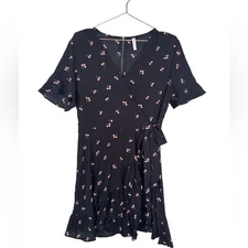 Xhilaration Black Cherry Dress - Size Large