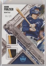 2022 Panini Diamond Kings DK Materials Holo Platinum Blue 6/25 Adam Frazier 4z8