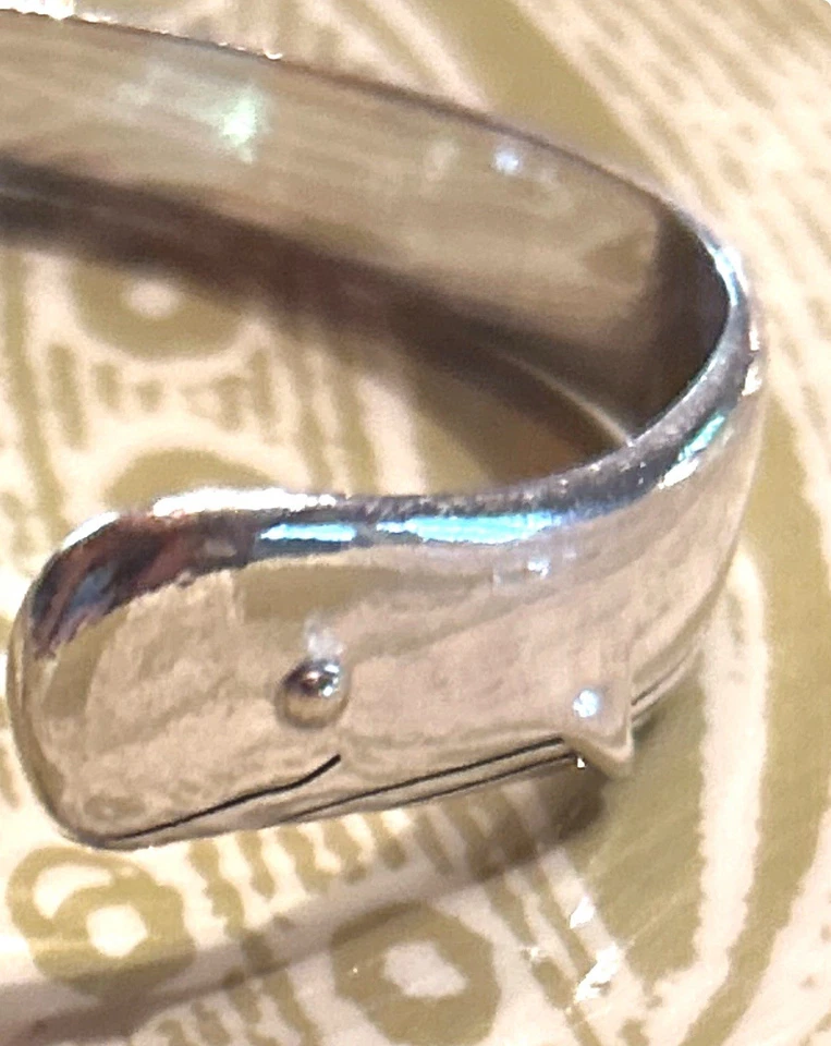 Cape Cod Sterling Silver Whale Cuff Bracelet - Image 3 of 4