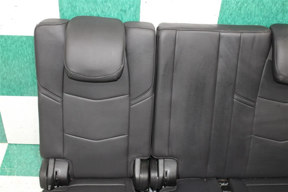 19' ESCALADE Power Folding Black Perf Leather Rear Third 3rd Row Seat Assembly Foto 4 de 4