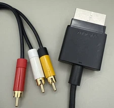 Microsoft Xbox 360 Composite AV Cable RCA X821376-002 Original OEM