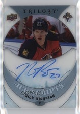 2015-16 Upper Deck Trilogy Ice Scripts Nick Bjugstad #IS-NB Auto 05u8