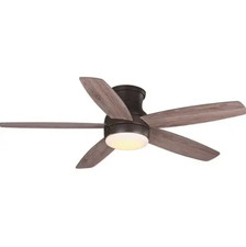 Home Decorators Ashby Park 52" Bronze Color-Changing LED Ceiling Fan