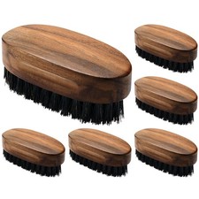 6 Pcs Boar Bristle Beard Brush for Men's Mustache Care, 3.35 Inch Small Boar ...