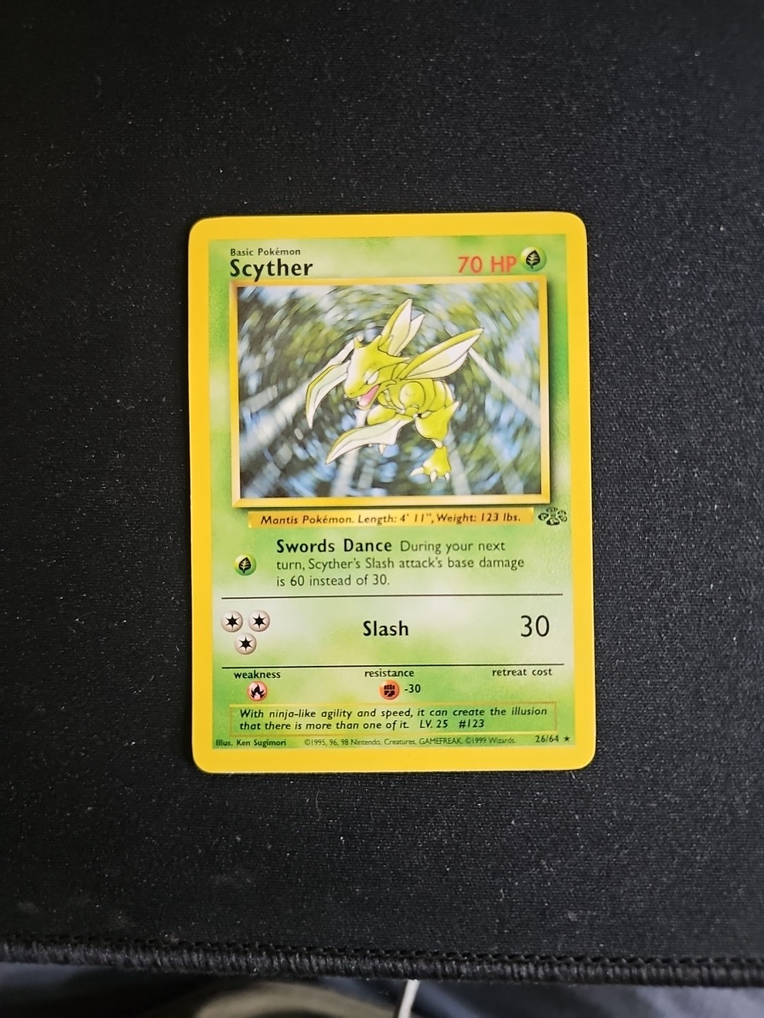 Pokemon Jungle Scyther 26/64 Rare