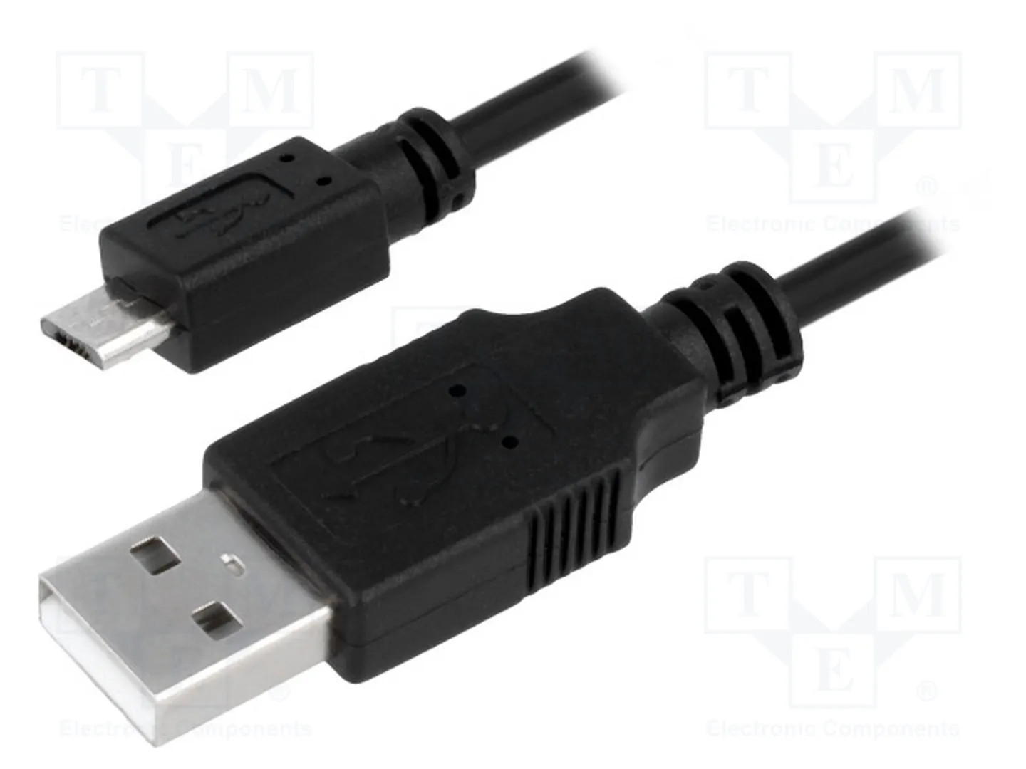 Logilink Nero Cavo Usb Usb 2.0 Spina Usb-A, Spina Usb-Micro-B 0.60 M Cu0057 - Immagine 2