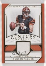 2018 Panini National Treasures Century Materials Prime 43/49 Carson Palmer 2k3
