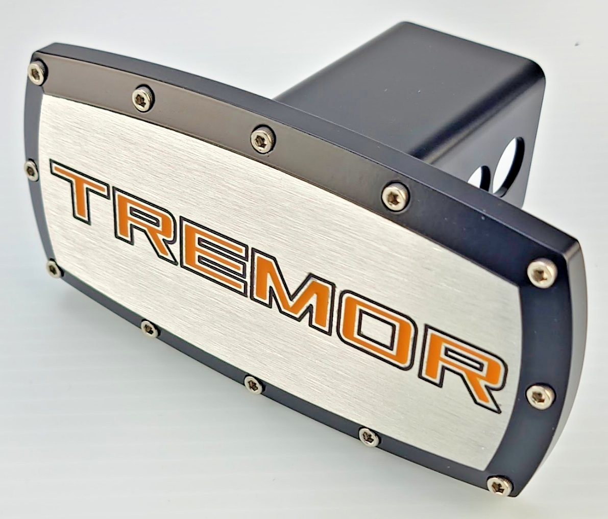 Ford F-150 Tremor Engraved Hitch Receiver Cover - Billet Aluminum - CNC