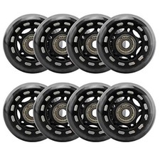 Yaegoo 8 Pack 64mm Inline Skate Wheels with Bearings, 85A