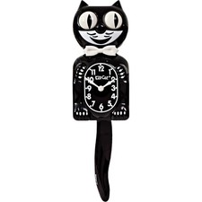 Kit-Cat Klock Gentlemen The Original (Classic Black) Iconic Retro Cat Clock