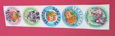 5 halloween pumpkins Stickers, 2.5" x 2.5" each, Party Favors