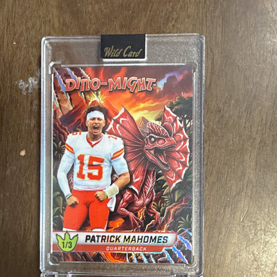 Wild Card Dino-Might Dino Eruption Patrick Mahomes Chiefs 2026 #DMLDI3-PM 1/3