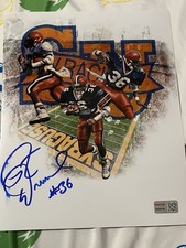 SYRACUSE ORANGE- ROBERT DRUMMOND SIGNED AUTOGRAPH 8x10 PHOTO TRISTAR COA EAGLES