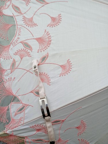 modern pink lacey Nina Ricci Umbrella parasol from Japan beautiful - Picture 12 of 19