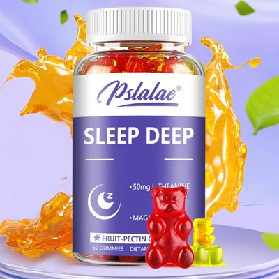 PSLALAE Sleep Deep Gummies - Improve Sleep Quality, Relieve Stress, and Improve Spirits
