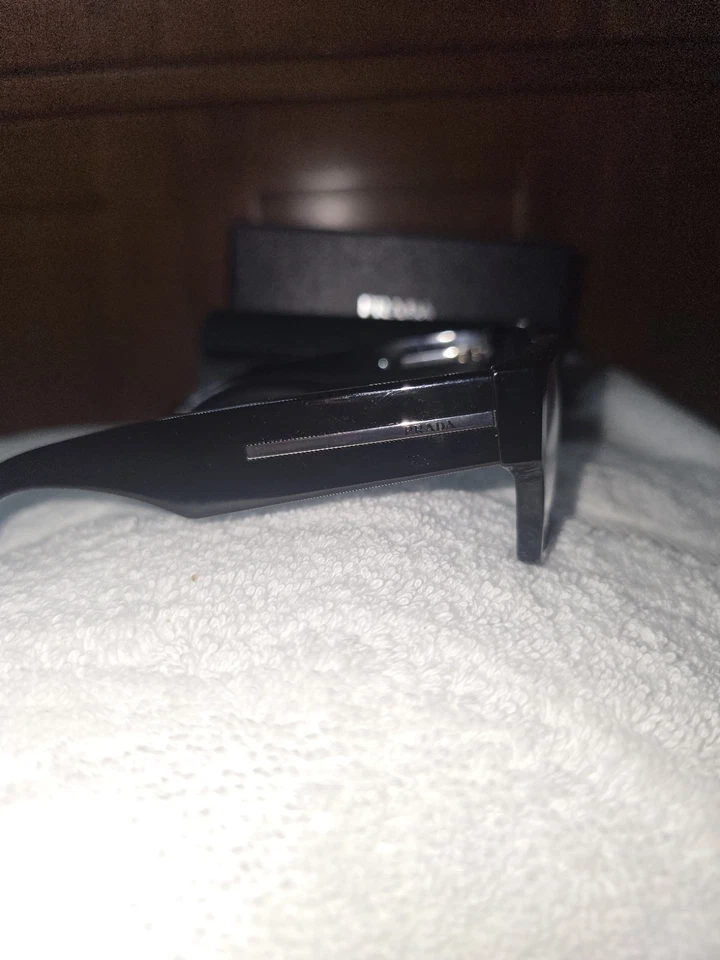 Prada PR A08VF Asian Fit 16K101 Men's Glasses Black Size 55 - Image 4 of 4