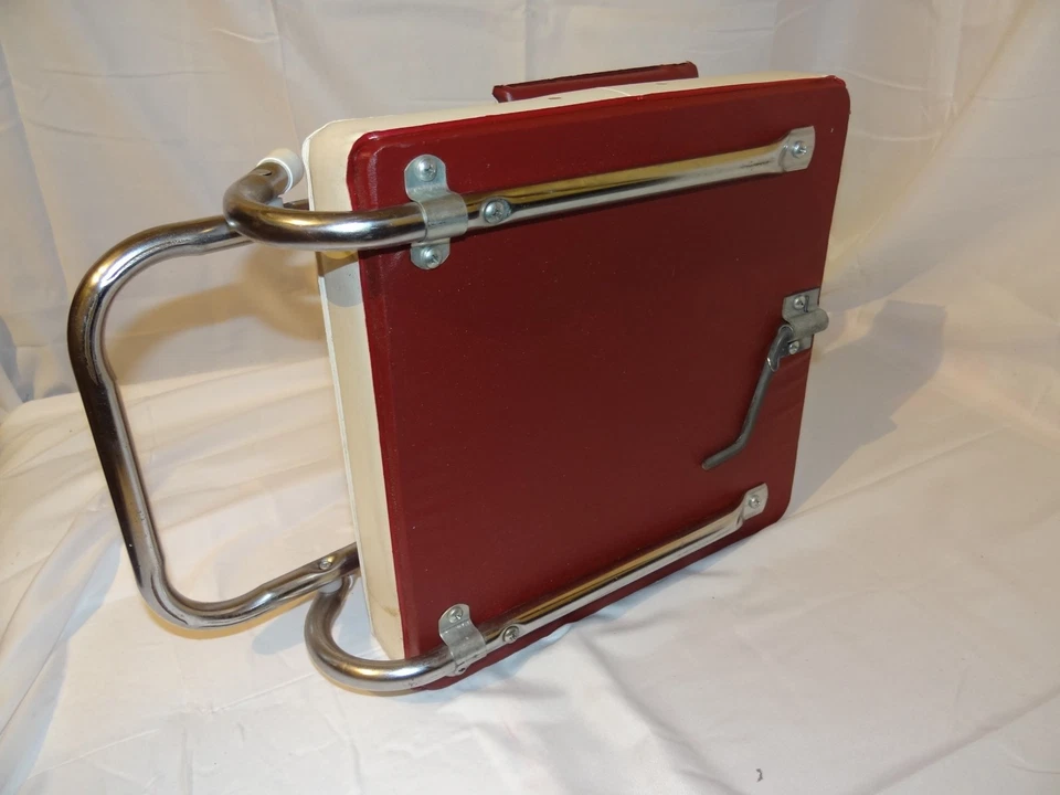 Asiento de silla de estadio plegable acolchado con logotipo de la vieja escuela WASHINGTON REDSKINS años 70 Foto 4 de 4