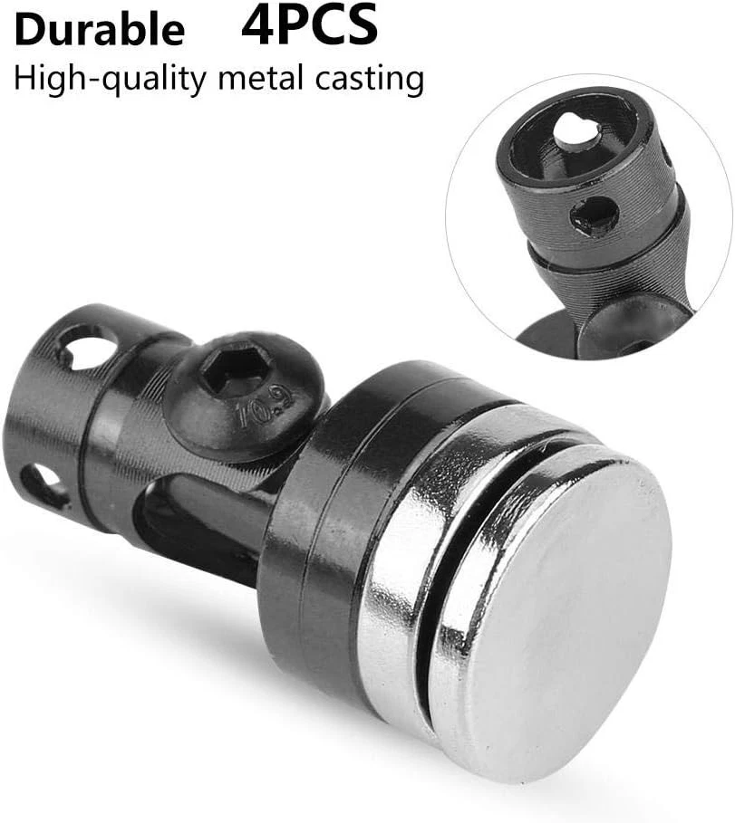 Dilwe 4Pcs Body Post Mount, Aluminum Magnetic Invisible Mount for...  - Image 3 of 4