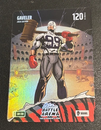 2026 Bo Jackson Battle Arena Gaveler Aaron Judge Coliseum Brawl Foil #CBF-728