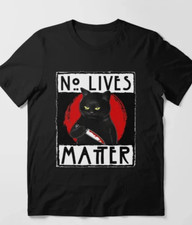 Cuchillo Gato Negro No Importan Vidas DIVERTIDAS PELÍCULAS DE TERROR REGALO DE HALLOWEEN Esencial