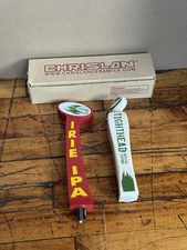 Tighthead Brewing Chrislan Ceramic Irie IPA Beer Tap Handle 11" Size Lot of 2