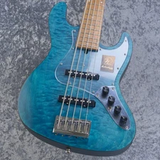 Bacchus WL5-QM-AC RSM/M - AMBS - 4.62kg #CI03006 Electric Bass Guitar