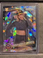 2025 Panini Prizm WNBA Sarah Ashlee Barker #142 Variation Cracked Ice Sparks RC