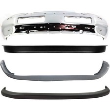 Front Bumper Valance Kit For 1994-2001 Dodge Ram 1500 1994-2002 Ram 2500 Chrome