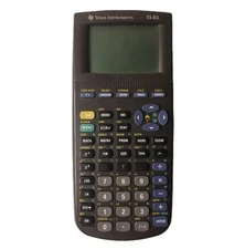 Texas Instruments TI-83 Graphing Calculator - No Cover. Tested Works