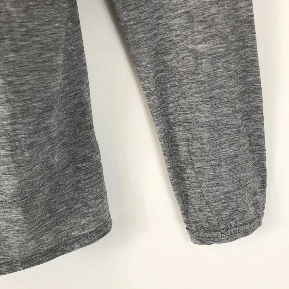 Sudadera con capucha Horny Toad Swifty 1/4 cremallera T para mujer pequeña gris elástica activa Foto 2 de 4